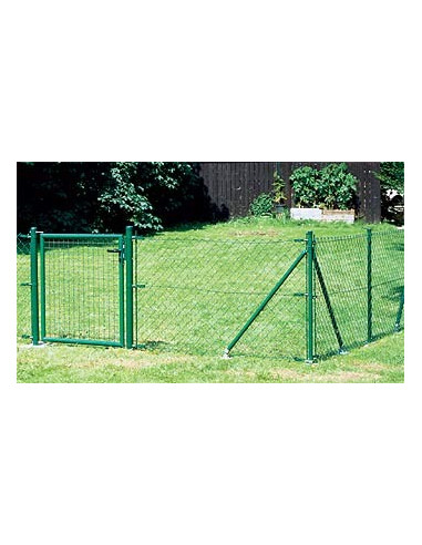 100cm hoher Maschendrahtzaun grün beschichtet-Geflecht Grün beschichtet-meinzaun.ch