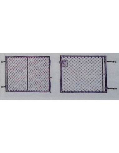 Torbreite 800cm (400 cm + 400 cm)-Torhöhe 200 cm spezial-meinzaun.ch